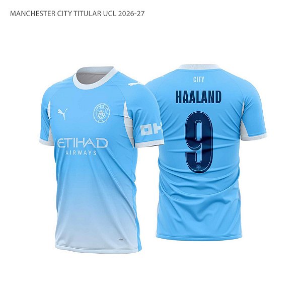 Template Camisa Futebol Manchester City Titular UCL 2026-27 01 - Vetor