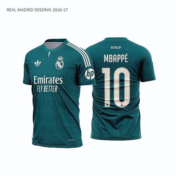 Template Camisa Futebol Real Madrid Reserva 2026-27 01 - Vetor