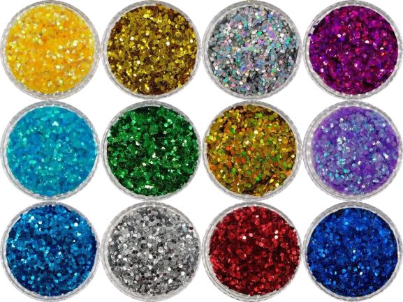 GLITTER PARA DECORAÇÃO DE UNHAS