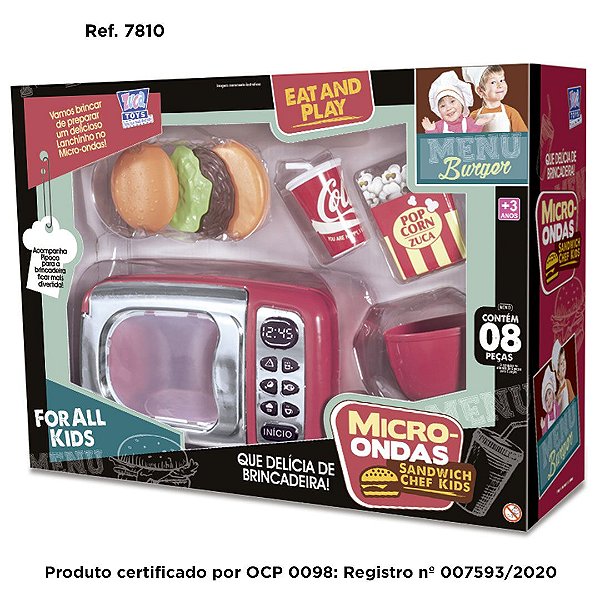 Micro-ondas Sandwich Chef Kids