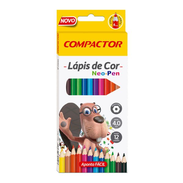 Lápis de Cor Neo-Pen 12 Cores