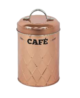 LATA COBRE MANTIMENTO CAFÉ 11CM X 15,5CM