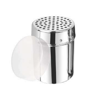 PORTA TEMPERO INOX COM TAMPA