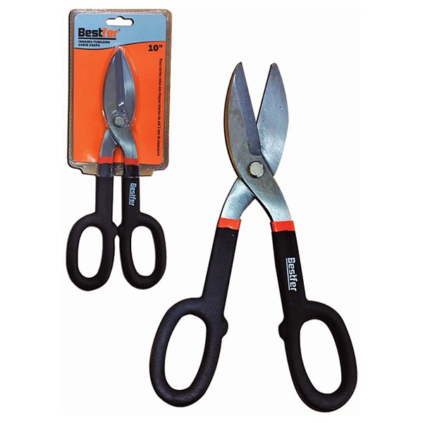 TESOURA DE FUNILEIRO 10" CORTE CHAPA