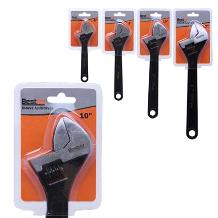 CHAVE AJUSTÁVEL AÇO NIQUELADO 12"