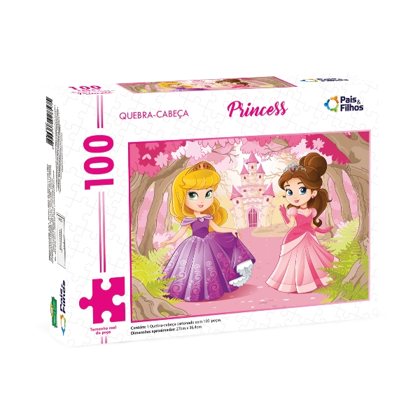QUEBRA-CABEÇA 100 PEÇAS PRINCESS PREMIUM