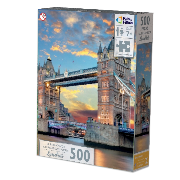 QUEBRA-CABEÇA LONDRES PONTE DE TÂMISA 500 PEÇAS