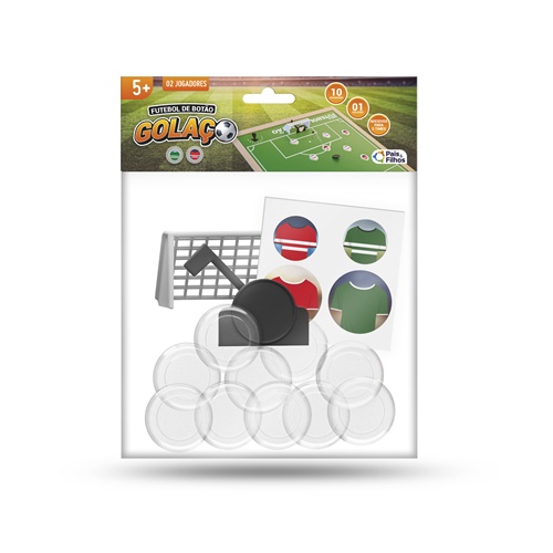 Futebol de botão golaço solapa
