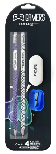 Kit Lápis Grafite Gamers