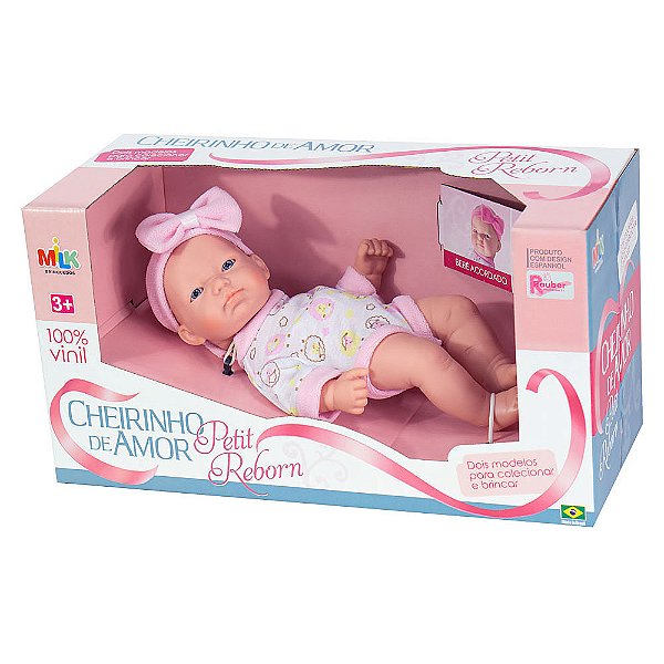 Boneca Cheirinho de Amor Petit Reborn