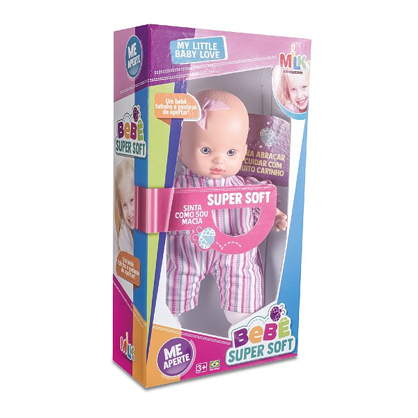 Boneca Bebê Super Soft