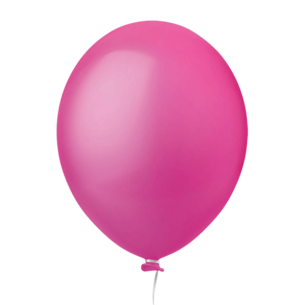 Balão Redondo 9 Liso Pink C/50 Und