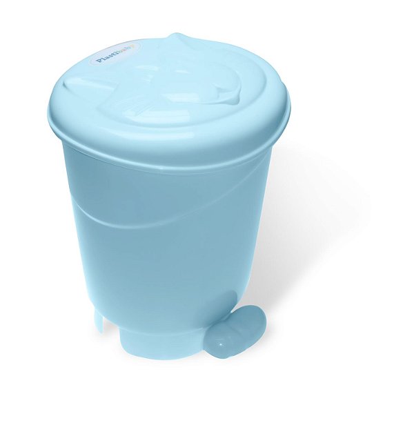 Lixeira Baby Azul 8L C/Pedal
