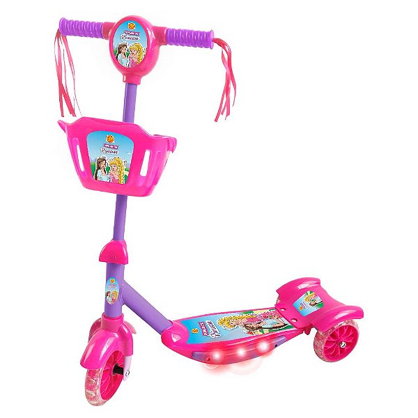 Patinete Com Cesta - Sonho de Princesa