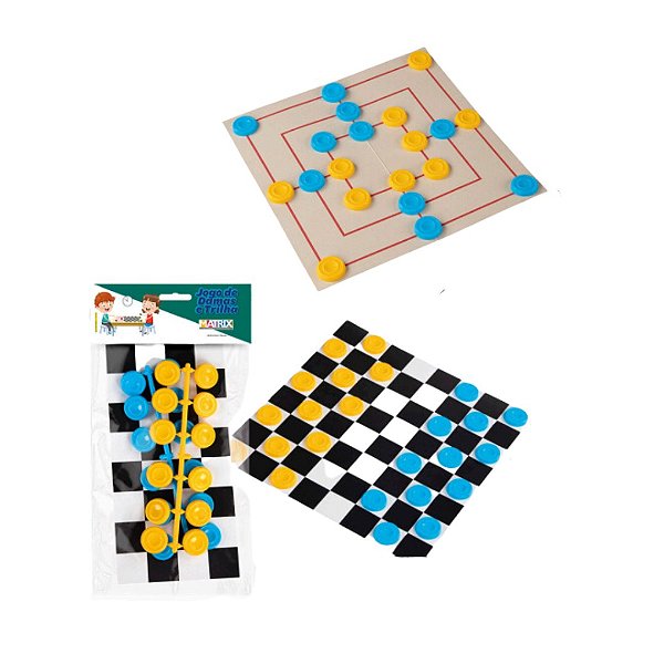 Jogo de Dama e Trilha