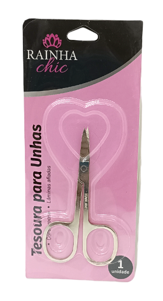 Tesoura Para Unhas Dourada