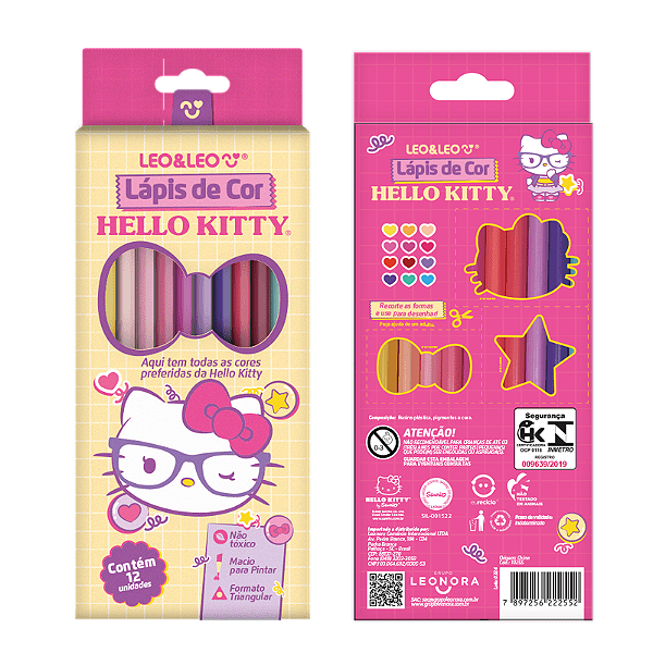 Lápis de Cor Hello Kitty C/12 Und