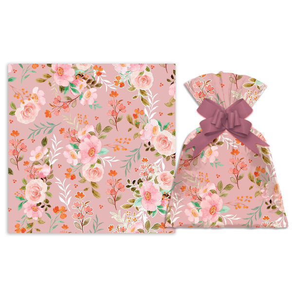 Sacos P/Presente Sweet Rose Única C/50 Und