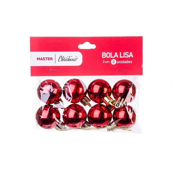 Bola Lisa 3cm C/8 Peças
