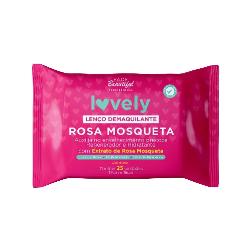 Lenço Demaquilante Rosa Mosqueta