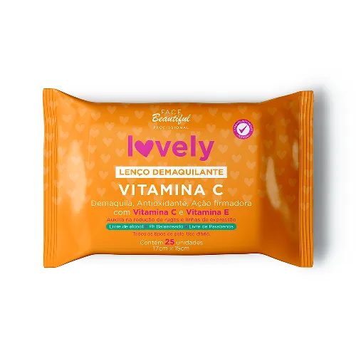 Lenço Demaquilante Vitamina C