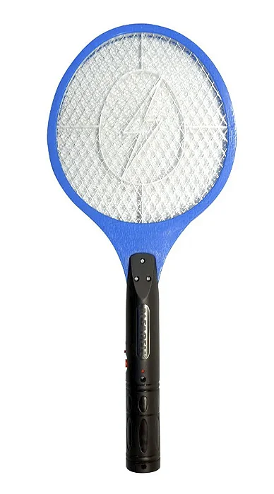 Raquete Mata Mosquito Azul