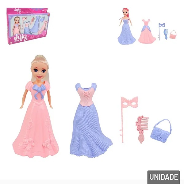 Boneca Com Acessórios Baile