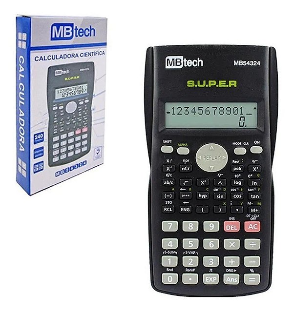 Calculadora Científica 2 Linhas 12 Dígitos