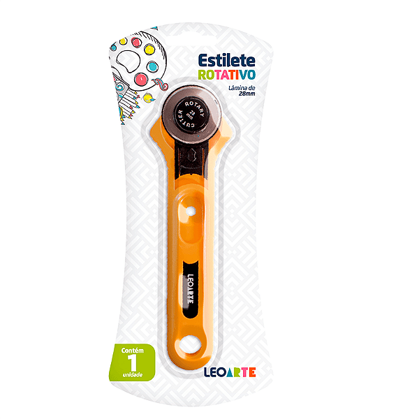 Estilete Rotativo 28mm Blister