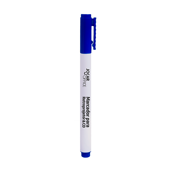 Marcador CD/Retroprojetor Ponta 2mm Azul