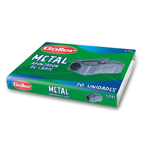 Apontador de Lápis Metal Cx C/20 Und