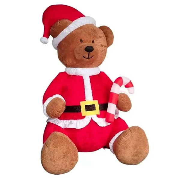 Urso Pelúcia Inflável C/3 Led 274cm Bivolt