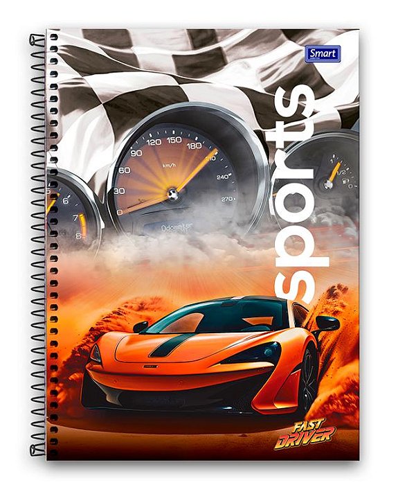 Caderno Universitário Fast Driver