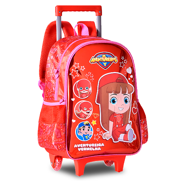 Mochila de carrinho Os Aventureiros 16″