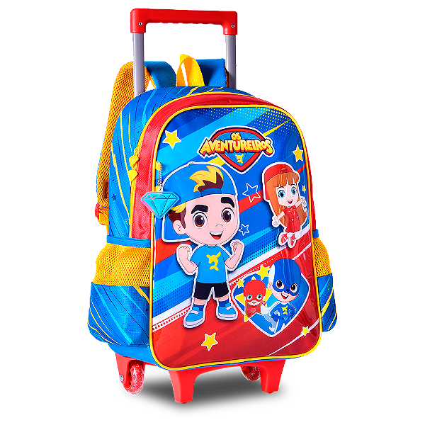 Mochila de carrinho Os Aventureiros 16″