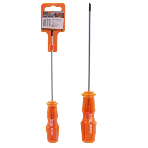 Chave Phillips Transparente Ponta Mag CRV PH0x5Pol