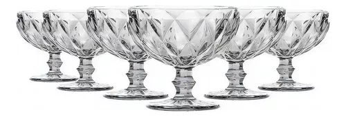 Jogo de Taças Coquetel Diamante 310ml C/6 Peças