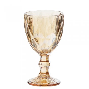 Jogo De Taças Diamond Âmbar 340ml C/6 Peças