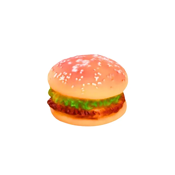 Brinquedo de Vinil Hamburguer Para Pet
