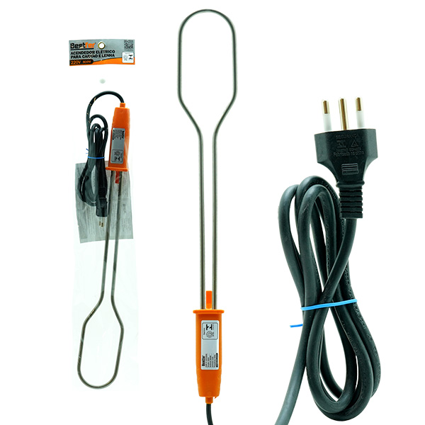 ACENDEDOR ELÉTRICO PARA CARVÃO E LENHA  220V / 800W