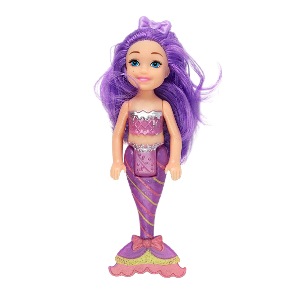 Boneca Mini Sereia Colorida