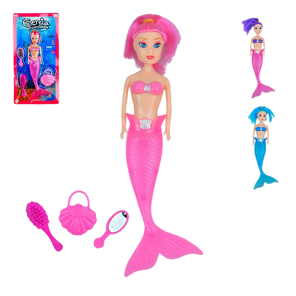 Sereia Encantada Com Luz