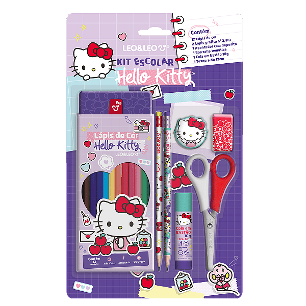 Kit Escolar Hello Kitty