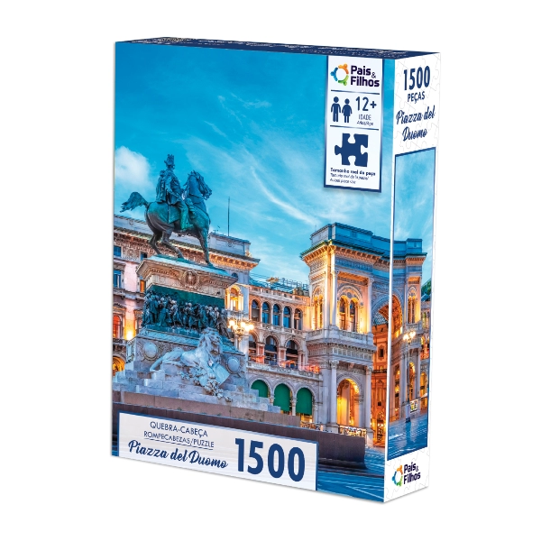 Quebra-Cabeça 1500 Peças Piazza Del Duomo