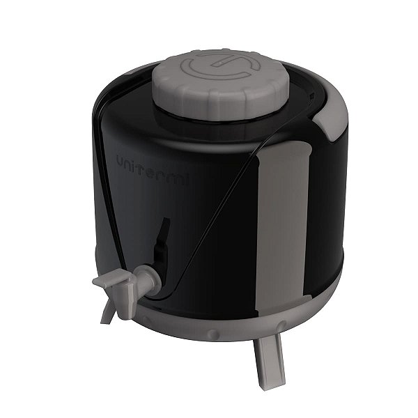 Botijão Arezzo 5L Com Torneira Preta Eco