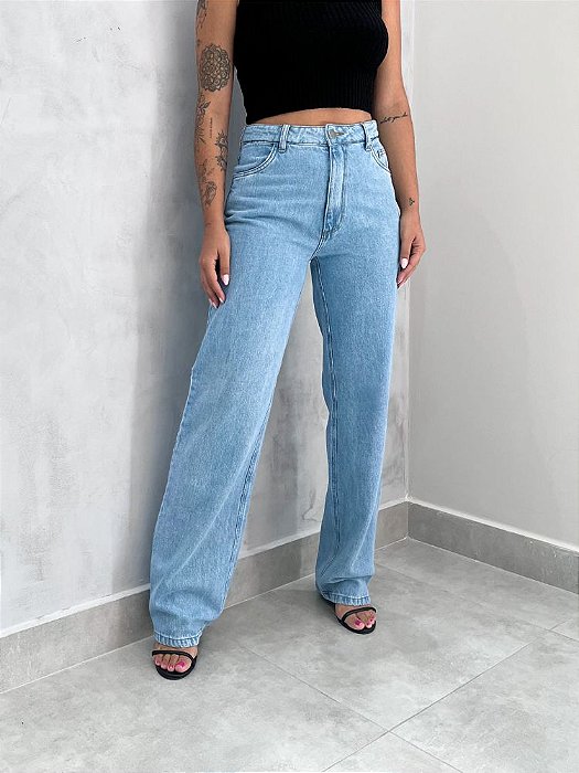 JEANS WIDE LEG BIA CLARA