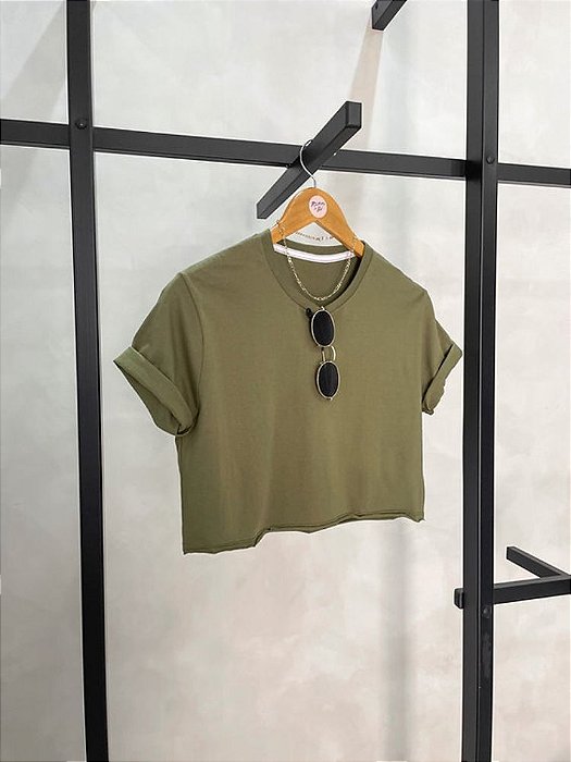 T-SHIRT CROPPED KATE MILITAR