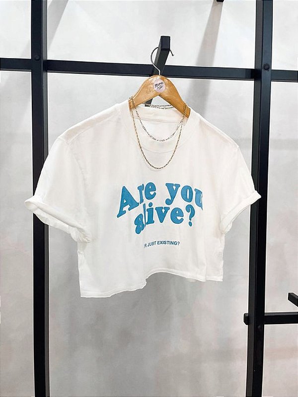 T-SHIRT CROPPED ALIVE