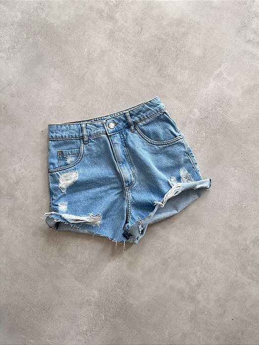 SHORTS JEANS DESTROYED