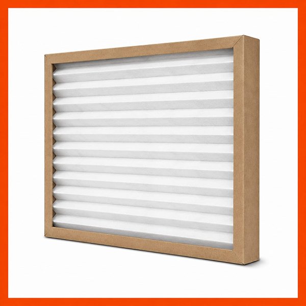 Filtro de Ar Plissado Zig Zag - Classe M5 - Medida 500x500x50mm (Embalagem c/ 05 peças)